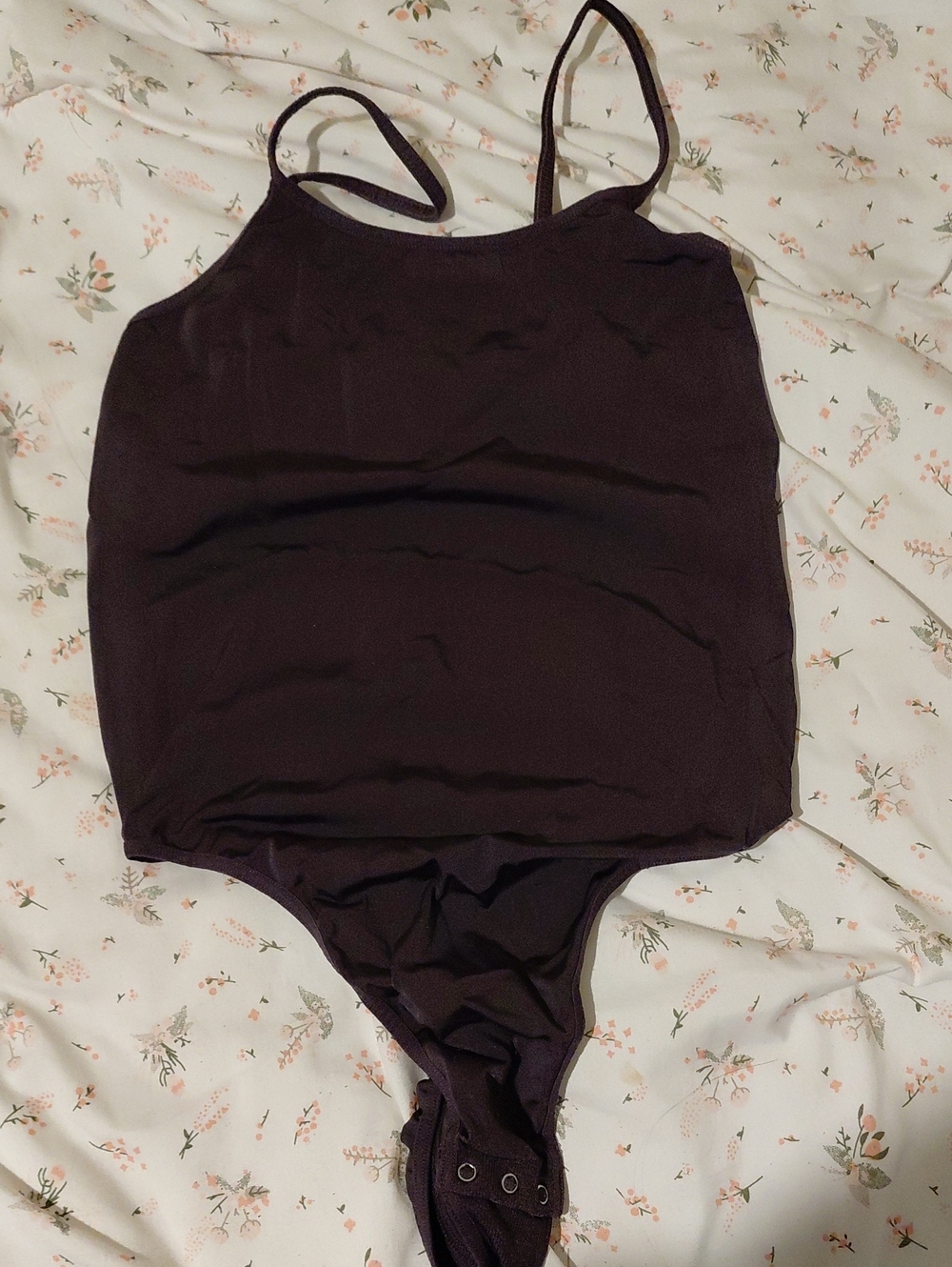 Victoria's Secret Black Girls' One-Piece Bodysuit with Thin Straps
